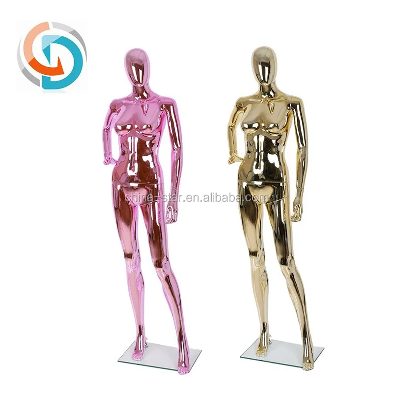
Hot selling chrome female mannequin, silicone torso female mannequin, soft female mannequin 