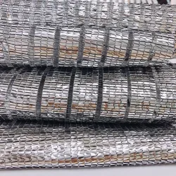 Новая алюминиевая затеняющая сетка с усиленным переплетением обеспечивает высокое качество и затенение 55% ткани 3,6 м плюс 3,6 м