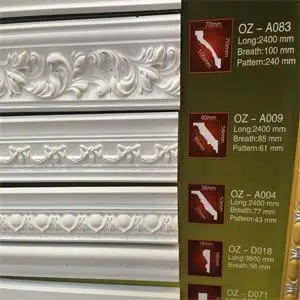 High Quality Pop Ceiling Coving Pu Cornice Polyurethane Crown Moulding for Building Material