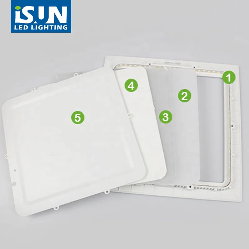 Modern style commercial light ceiling embedded led panel 9w