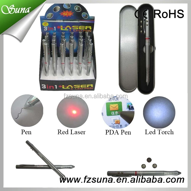 Новое поступление, лазерная световая ручка 4 в 1, многофункциональная ручка, черная лазерная указка