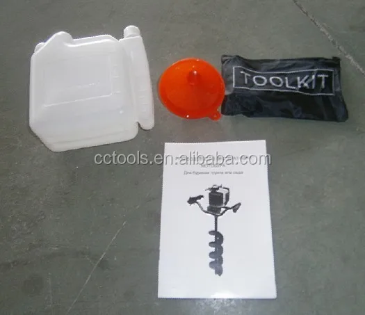 105cc/71cc 52cc 43cc /CE/GS Top seeling earth auger / post hole digger /auger to rque earth drill