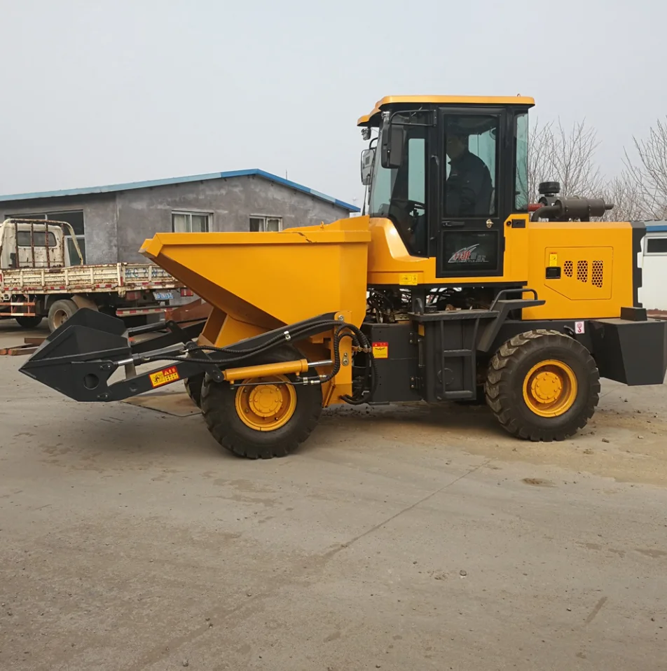 5 ton CE Certification Hydraulic All Terrain Track Mini Dumper
