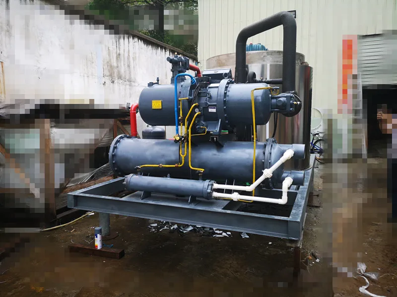 25ton flake ice maker machine for industrial chemical cooling
