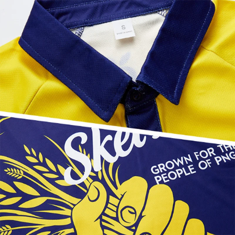 wholesale short sleeve sublimation shirt sports tee 100%polyester mesh custom sublimated printing polo t shirt