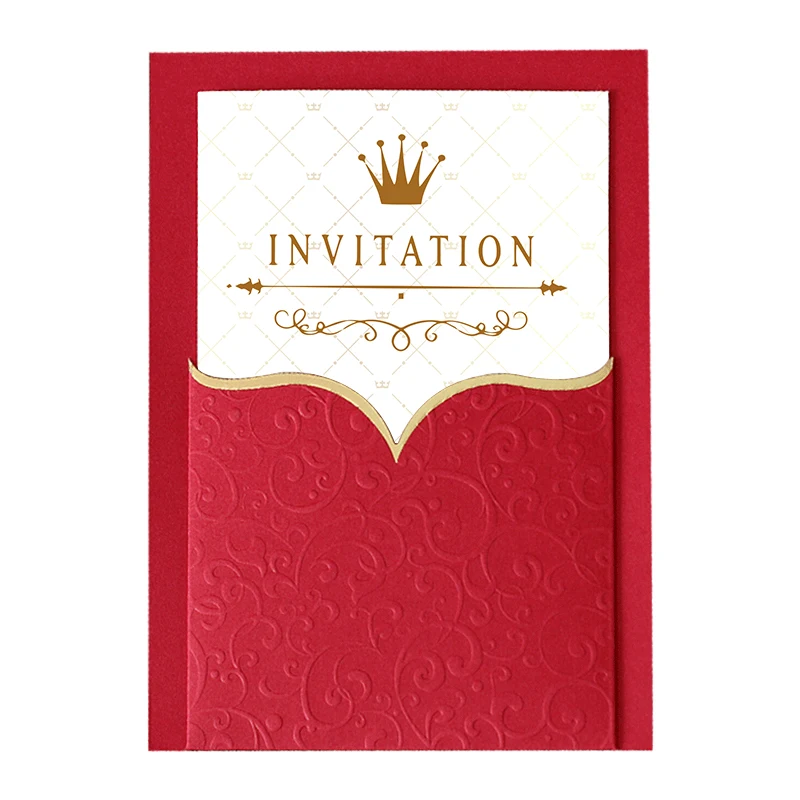 
Customized Luxury Creative Cute Fancy Small Mini Pockets Thank You Card Blank Invitation Cards 