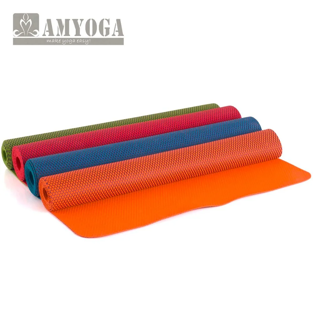 
BSCI factory thin natural rubber travel yoga mat 