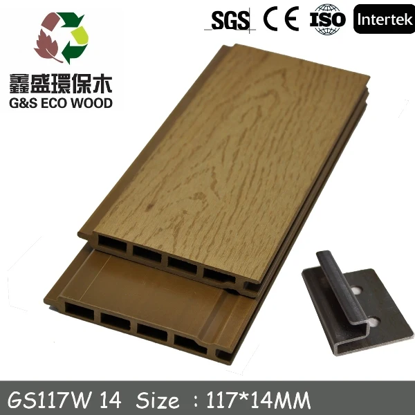 
Wood Plastic Composite wpc panel board laminate floor for garden fence 