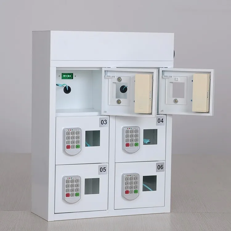 
cell phone charging station kiosk/wall mount public digital lockers/mobile charger 
