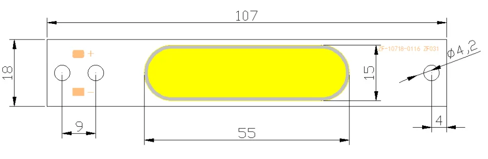 LED Encapsulation 4V 5w chip on board led drive with solar panel battery with various shapes