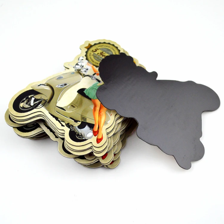 Оптовая продажа, ретро, забавный, креативный, Пользовательский логотип, печать, магнит на холодильник, магнитная наклейка на холодильник для сувенирной рекламы