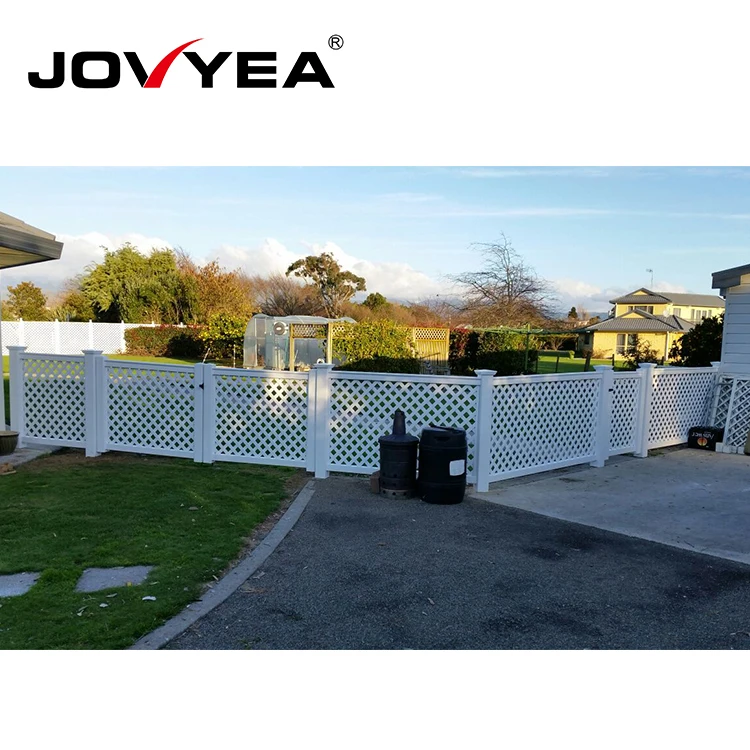Unique Design Hot Sale Worth Buying Vinyl Lattice Fence Retractable Fencing