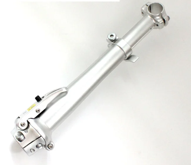 Electric Bicycle 16 20 part and accessories. Aluminum MATT slivery black Bicycle floding stem