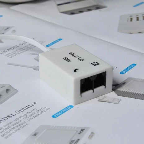 Международный разветвитель телефонов и ADSL, Интернет-соединение