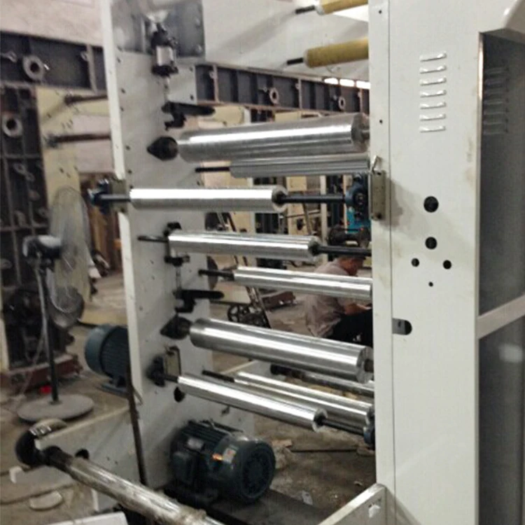 ZRAY-A  Automatic plastic bag film aluminum foil  flexo rotogravure printing machine