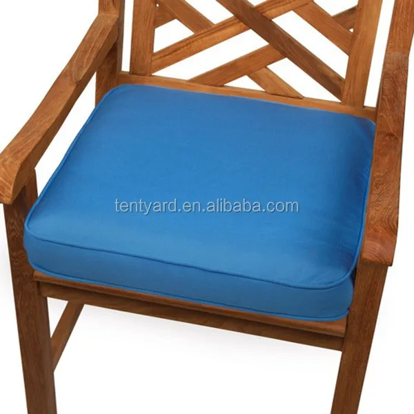 square outdoor garden wooden water proof Chair foam seat Cushion