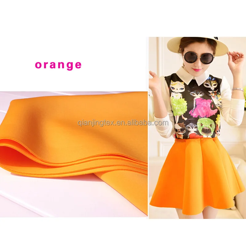 Factory price polyester spandex stretch 2mm neoprene fabric