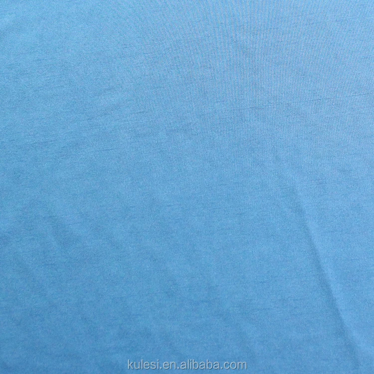 
Cheap 75D DTY 170GSM knitted polyester spandex single jersey fabric for garment material and lining 