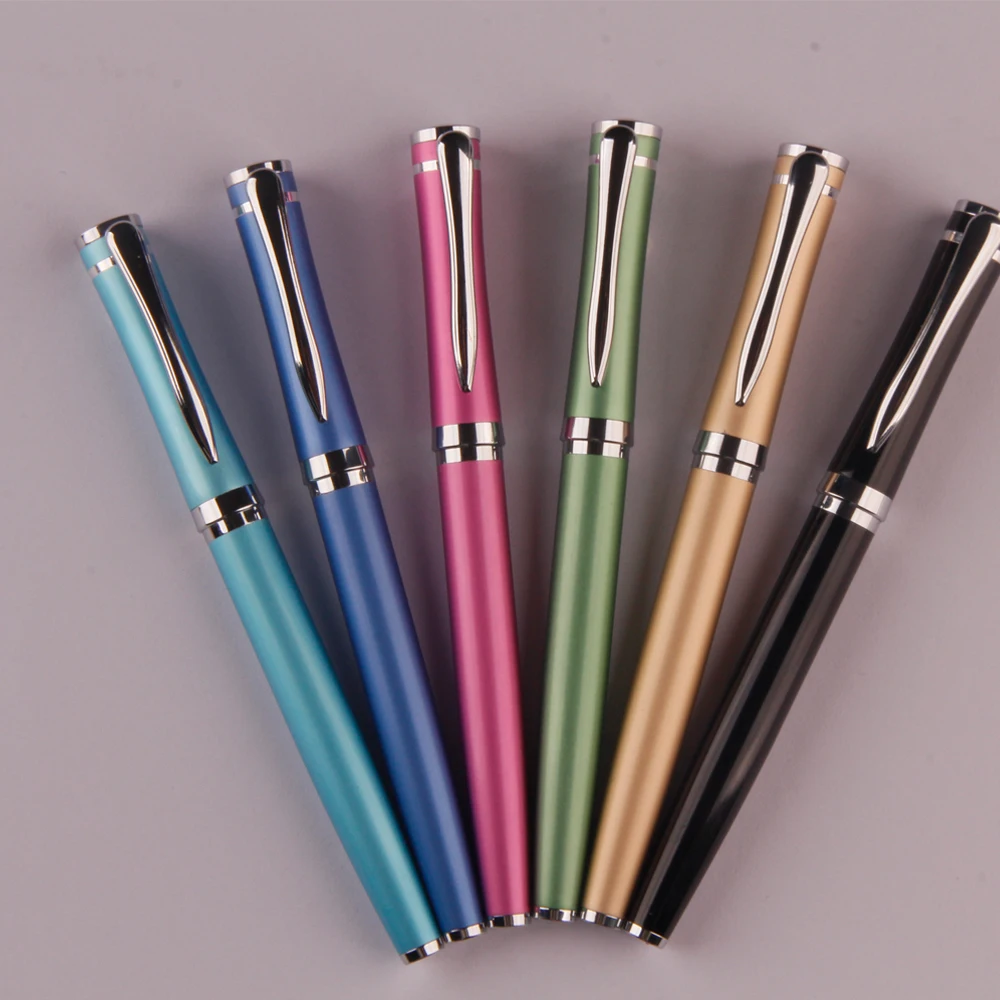 Рекламная лазерная гравировка, роскошная Тяжелая шариковая ручка, деловой подарок, металлическая ручка