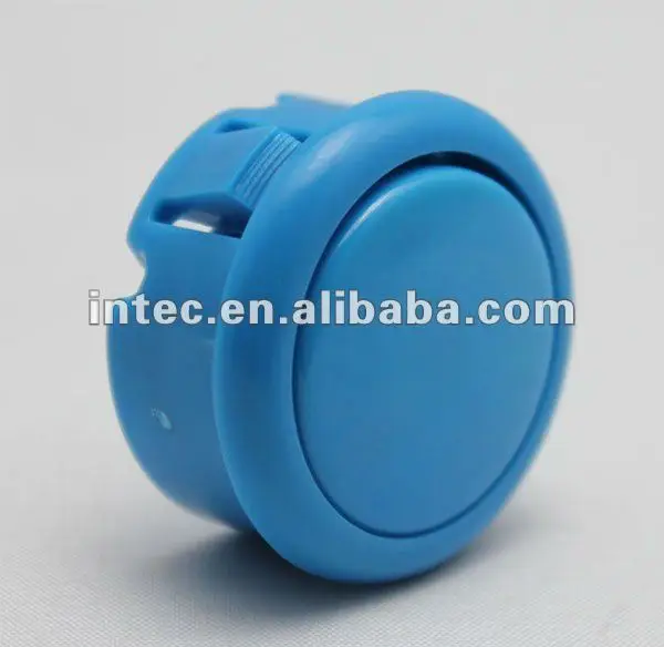 30mm red plastic push button switch Momentary arcade game machine push button