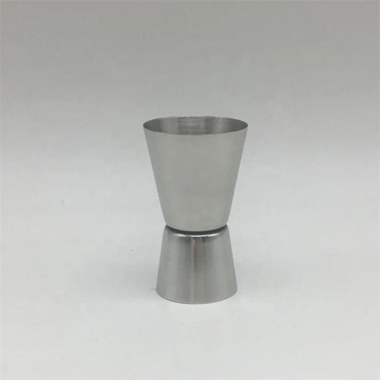 Cheap Premiums 15/30ml Metal Stainless Steel Cocktail Martini Double Measuring Jigger Shot Glass
