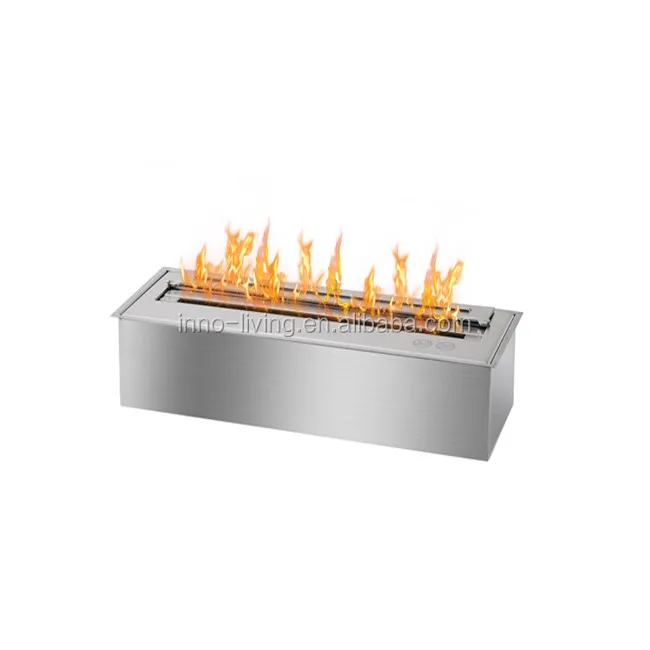 24 inch manual stainless steel etanol kamin