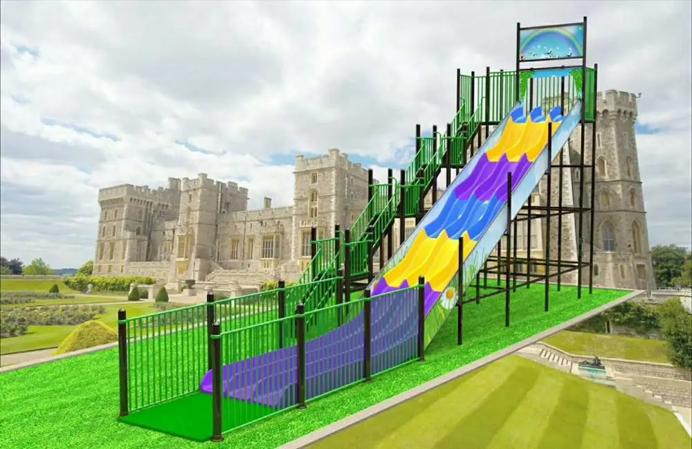 2018 Hot sale tube slide amusement water park equipment fiberglass slide