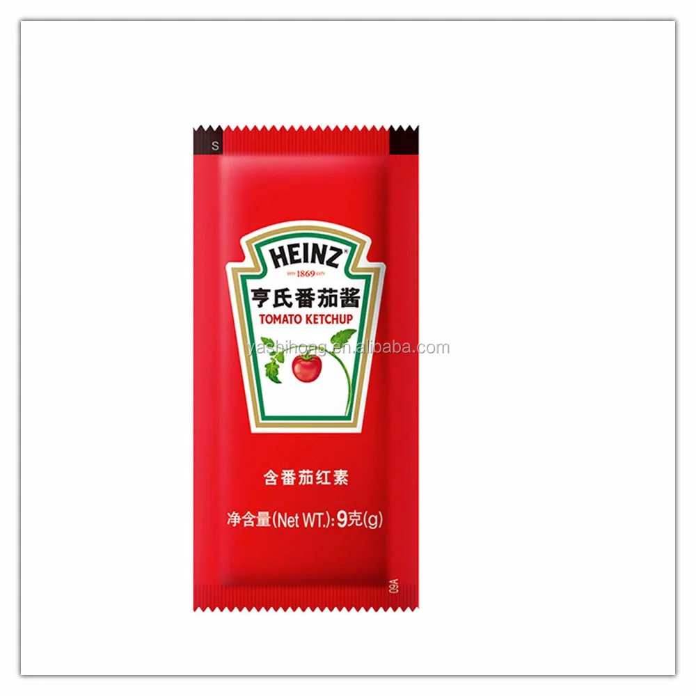 Wholesale Custom printing tomato ketchup sauce packaging film roll