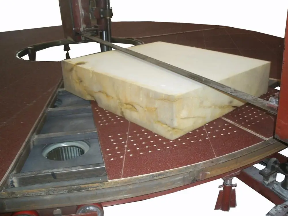 ERS - HC02 Horizontal carousel splitting round table cutting foam sponge machine