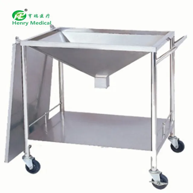 Customized Stainless Steel Medical Cart Surgical Cleaning Trolley(HR-775)