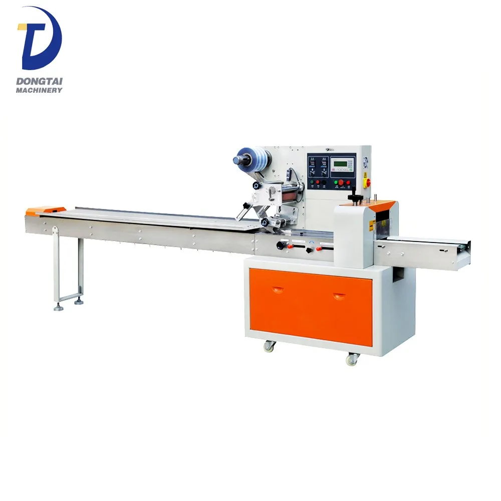 Автоматическая подушка поток оборудования/одноразовые пластиковые столовые приборы упаковочная машина