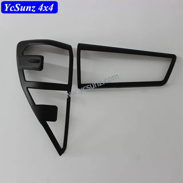 YCSUNZ 2016-2017 Tail Lamp Light Cover Trim ABS Matte Black For Innova 2016 Crysta Accessories Rear Light Cover Black