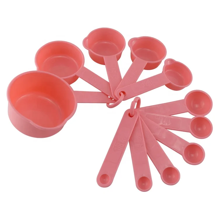 
Wholesale Good Quality Food Grade 6pcs Plastic Measuring Spoons 