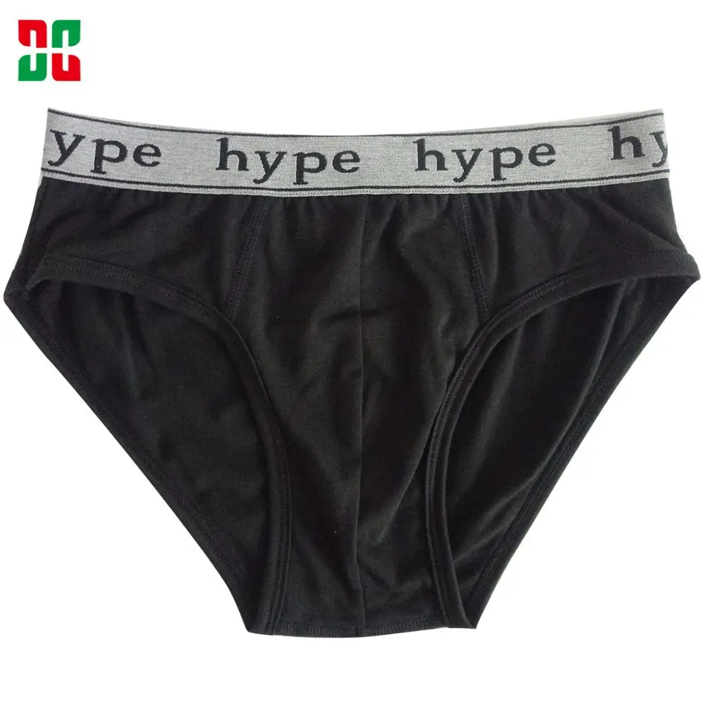 Qute logoed boy briefs underwear for children