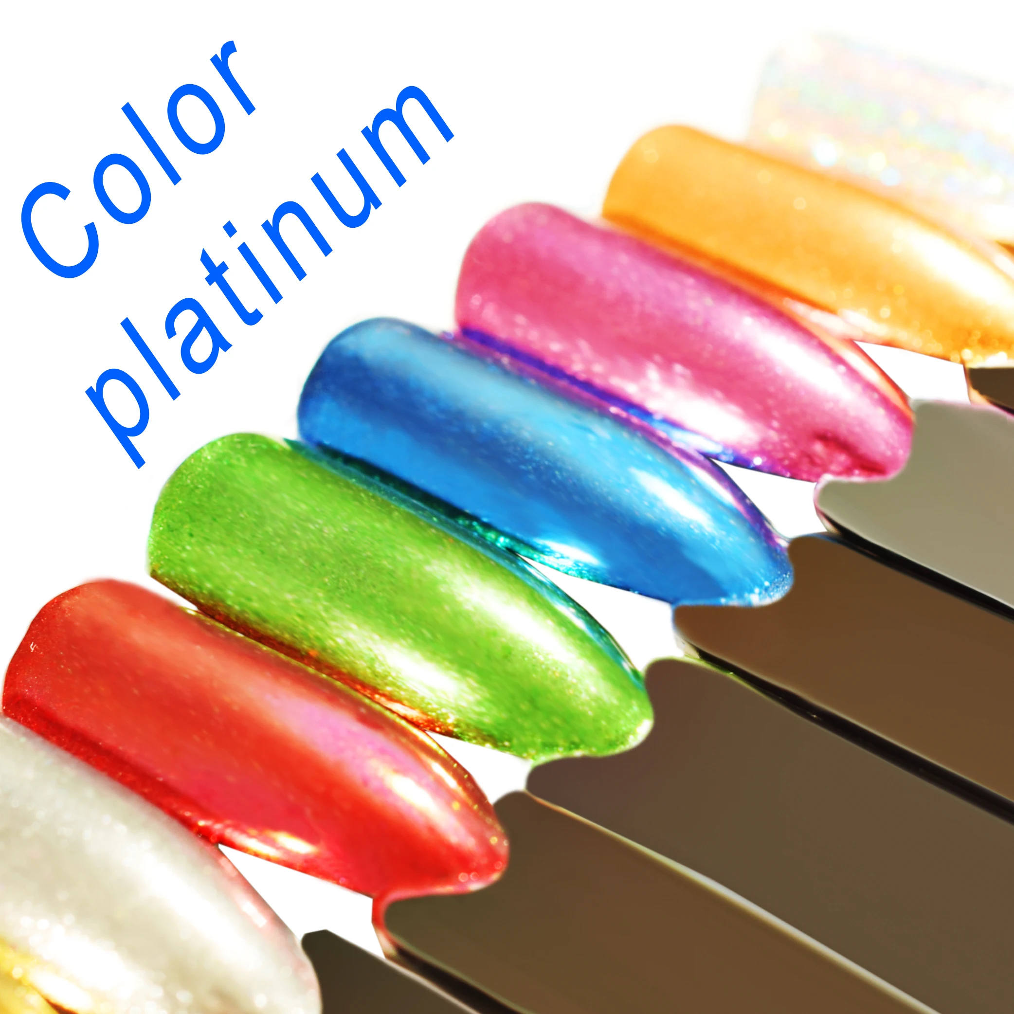 BoJun Заводская распродажа Платины Цвет Гвозди книги по искусству chrome flake Хамелеон зеркало пигмент косметическая пудра