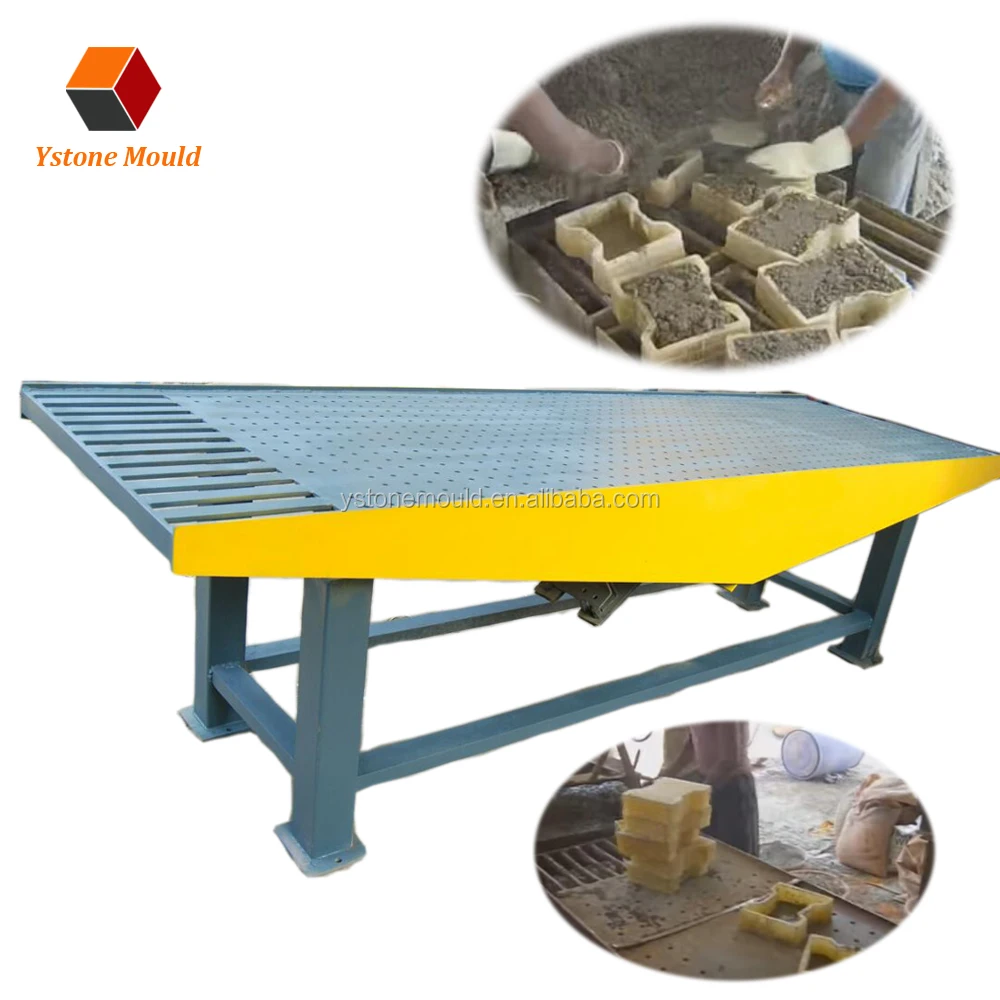 concrete paver block making concrete vibrating table