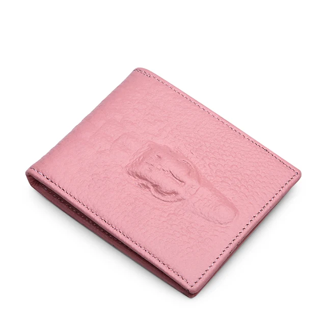 Кожаный кошелек, короткий кошелек, многофункциональная сумка Для водительских прав с крокодиловой головой, модная и повседневная сумка для карт