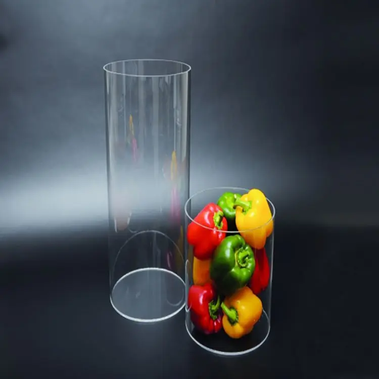Wholesale Lager Acrylic Clear Plastic Display Tubes For Candy