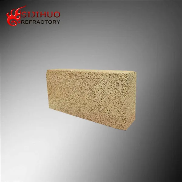 Standard Size Refractory Insulation Bricks Insulating Fire Bricks Light Weight High Alumina for Ceramic Kiln Light Yellow 0.01