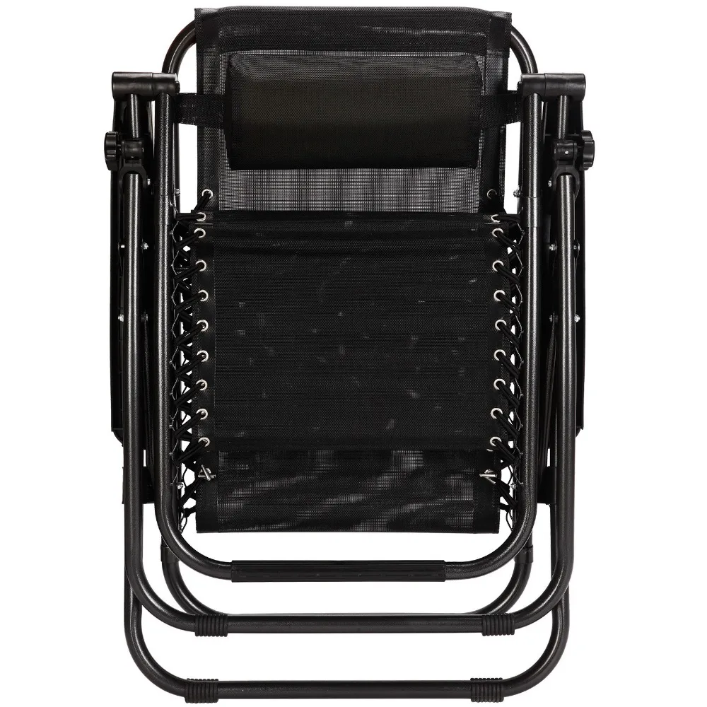 
Folding Zero Gravity Chair Recliner Chair With Cup Holder Tray 