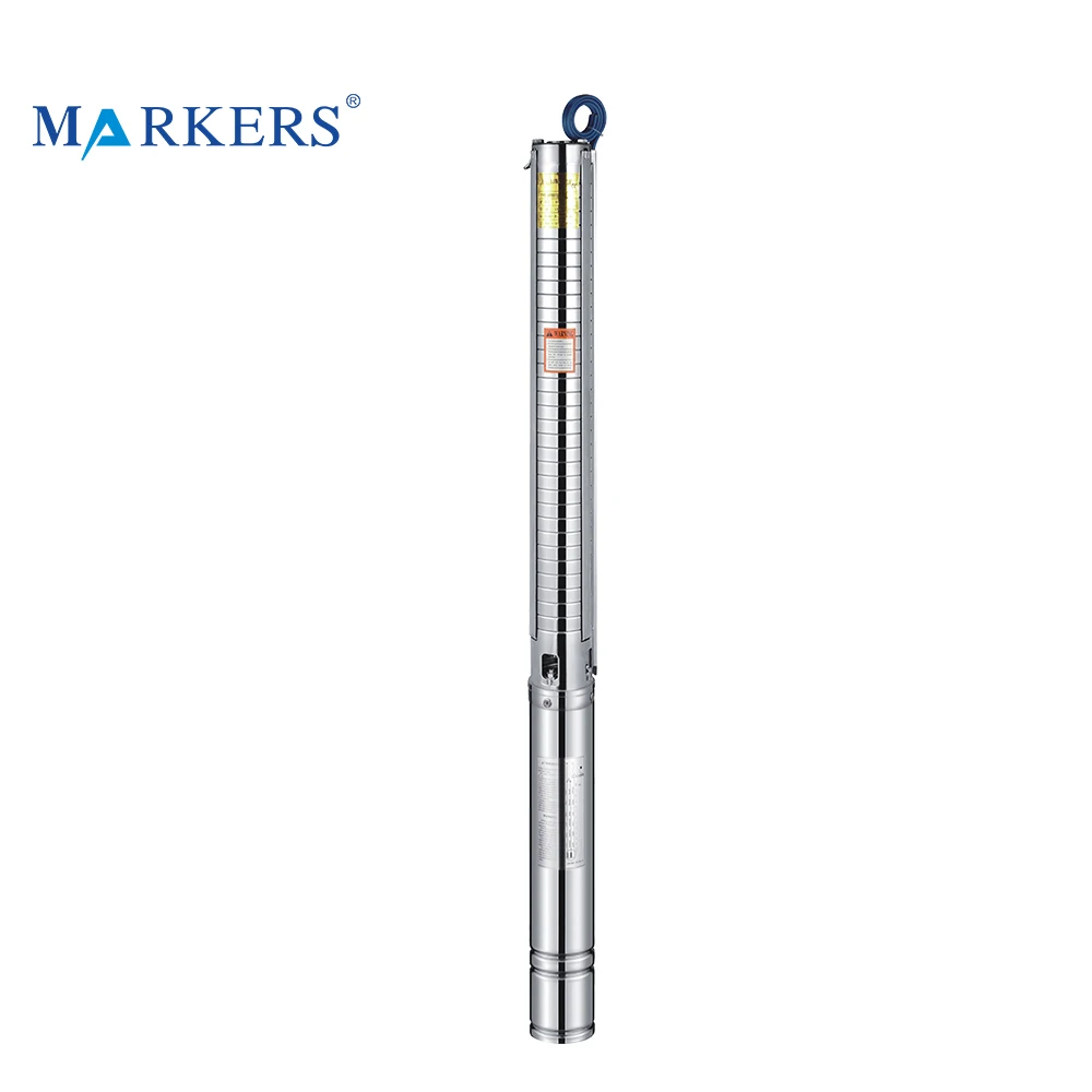 3 phase centrifugal head 100m 5.5kw 5 hp submersible water pump price