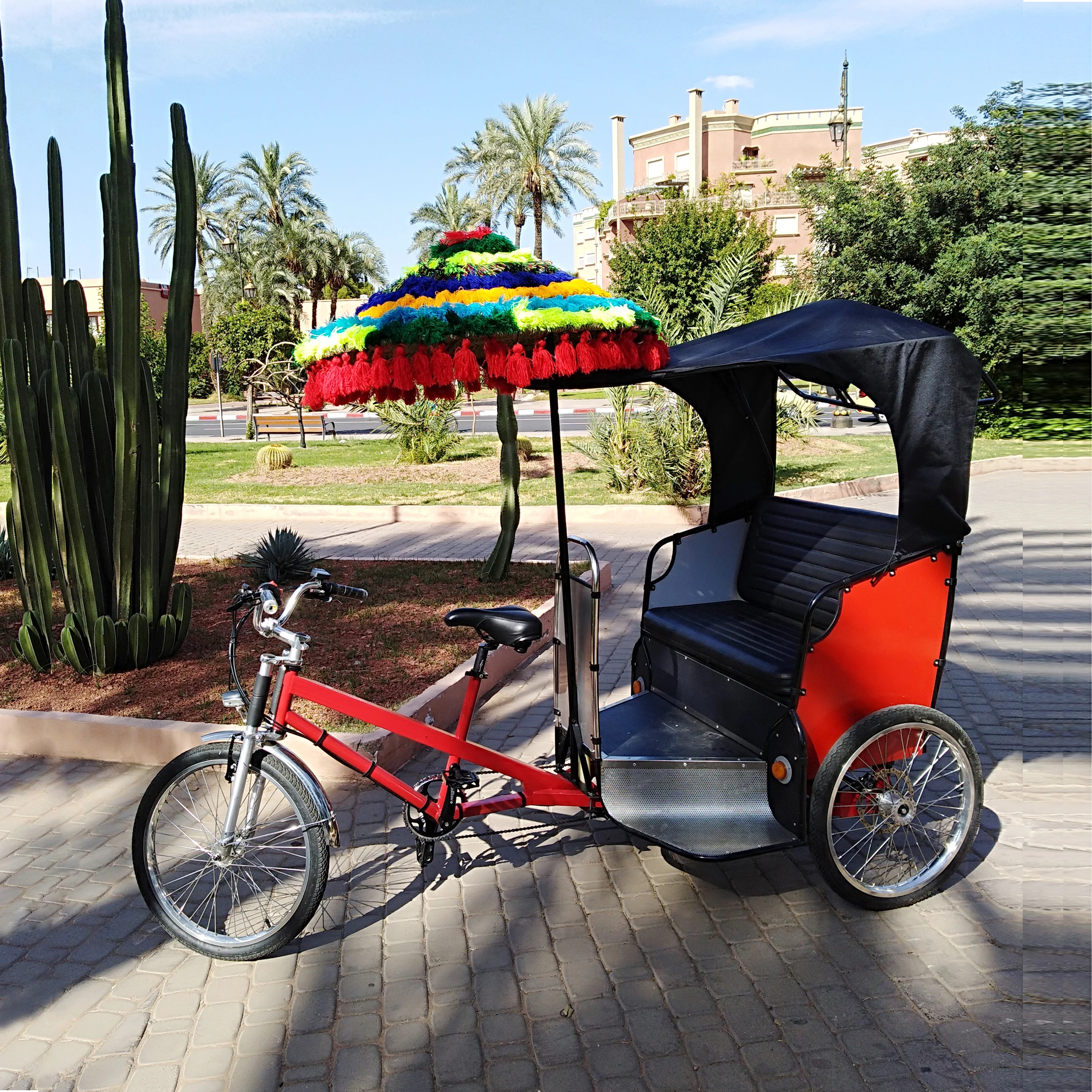 Electric pedicab 3 wheels