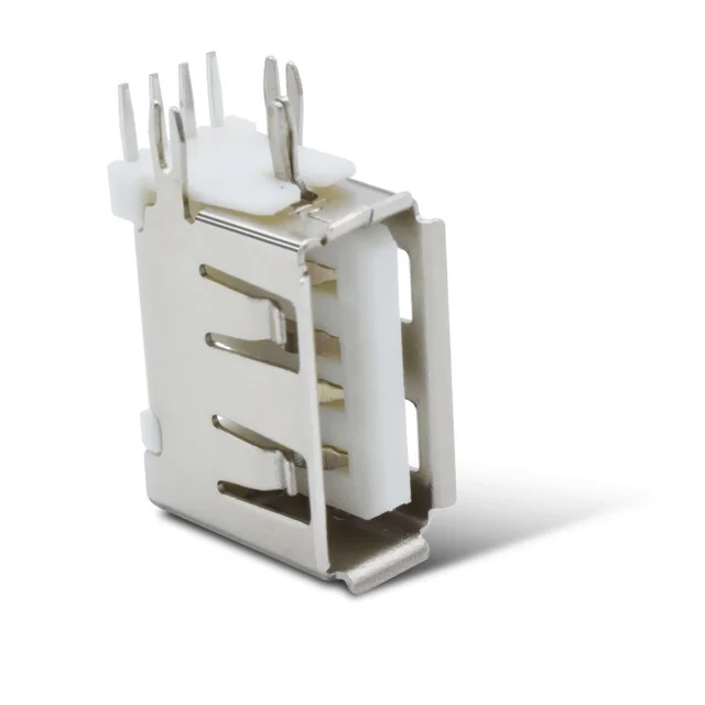 
10mm USB Type A Female Connector Short Body Side Plug USB A Connector 