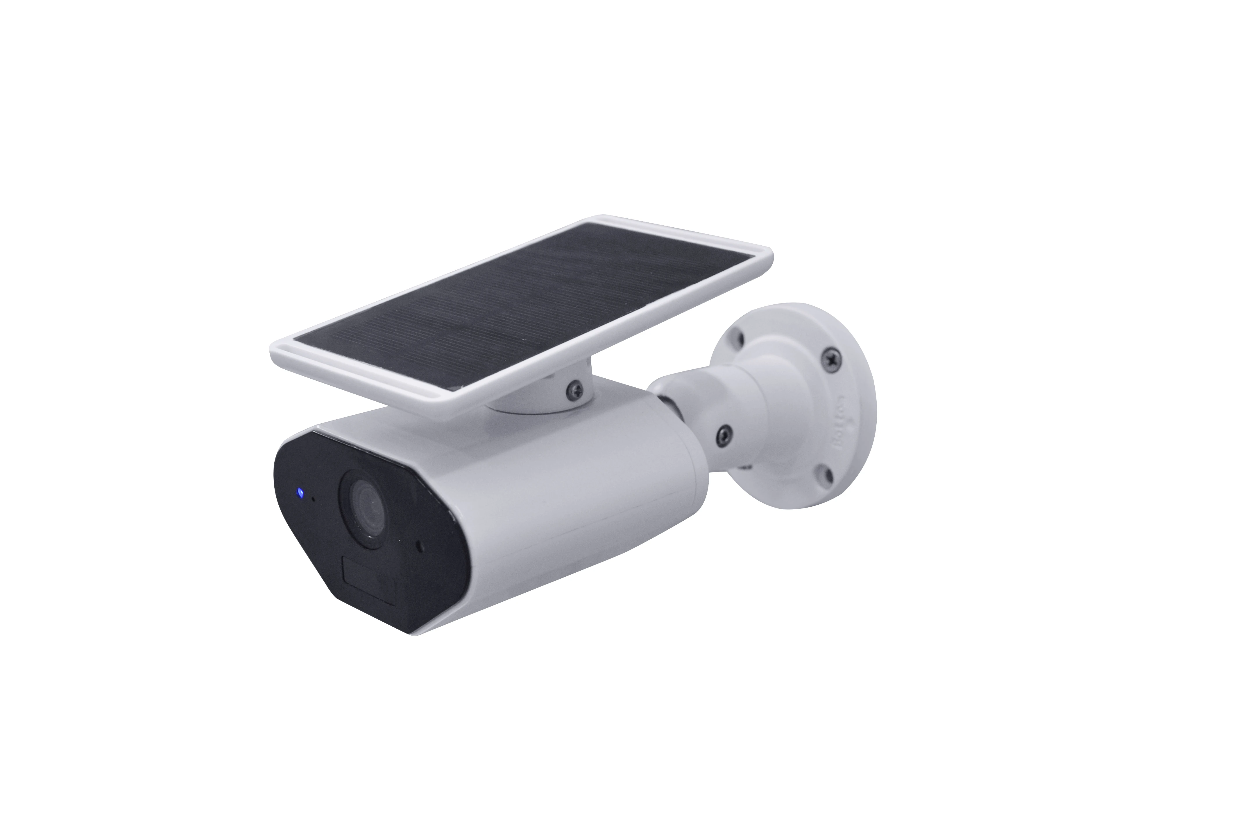 Solar Weatherproof Outdoor WiFi Surveillance Camera with Solar Panel, Facial Recognition, Night Vision