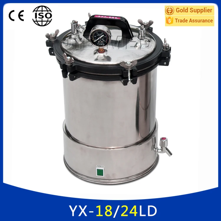 24 liter portable autoclave dental autoclave price small autoclave sterilizer 18 liter