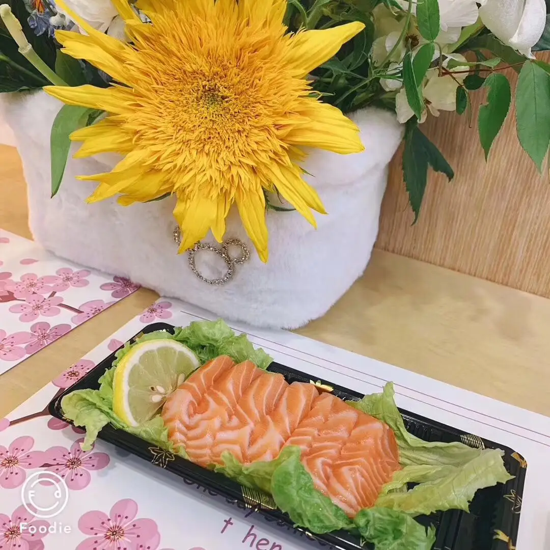 SM1-1102FB Promotional sushi tray take away clear lid new design plastic sushi container for sushi