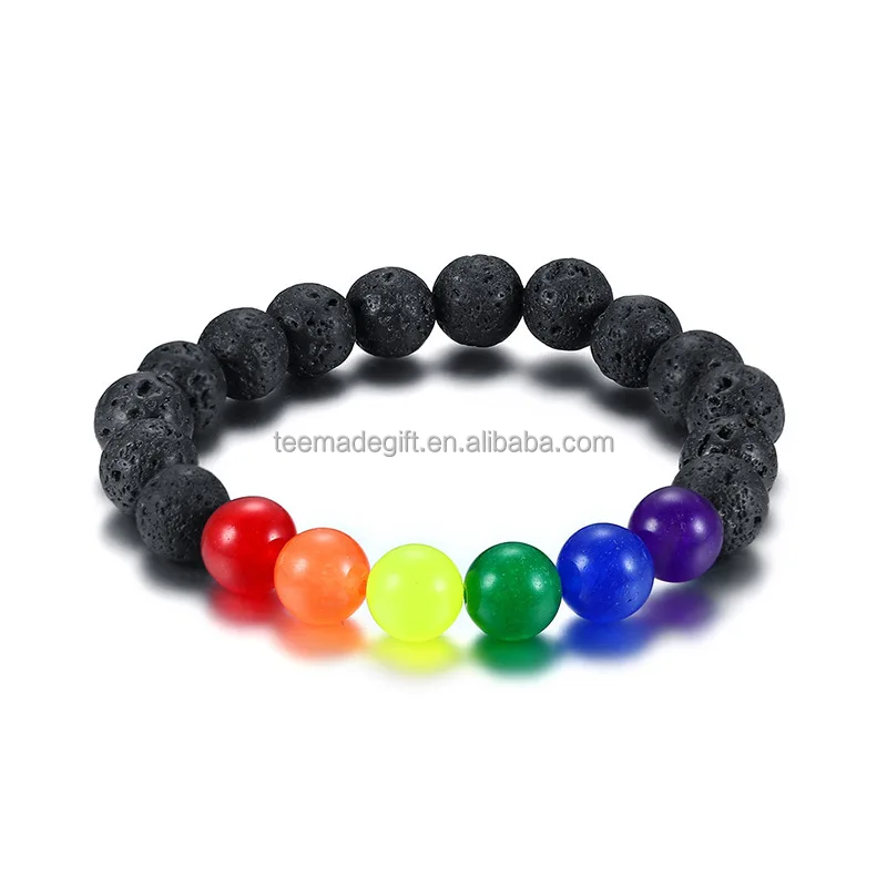 
LGBT Rainbow Gay & Lesbian Pride Friendship Bracelets for Men Women 