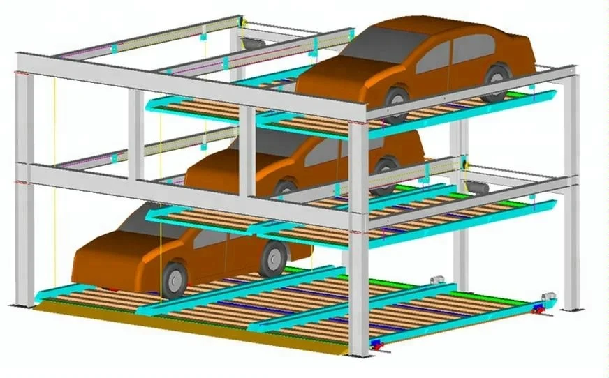 Hydraulic Jack Model Used 4 Post Car Lift For Sale