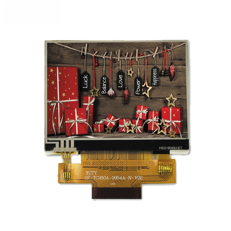 IPS 2.6 inch Landscape 480*320 resolution R61531 driver IC MPU 8/16BIT interface TFT LCD display with resistive touch screen