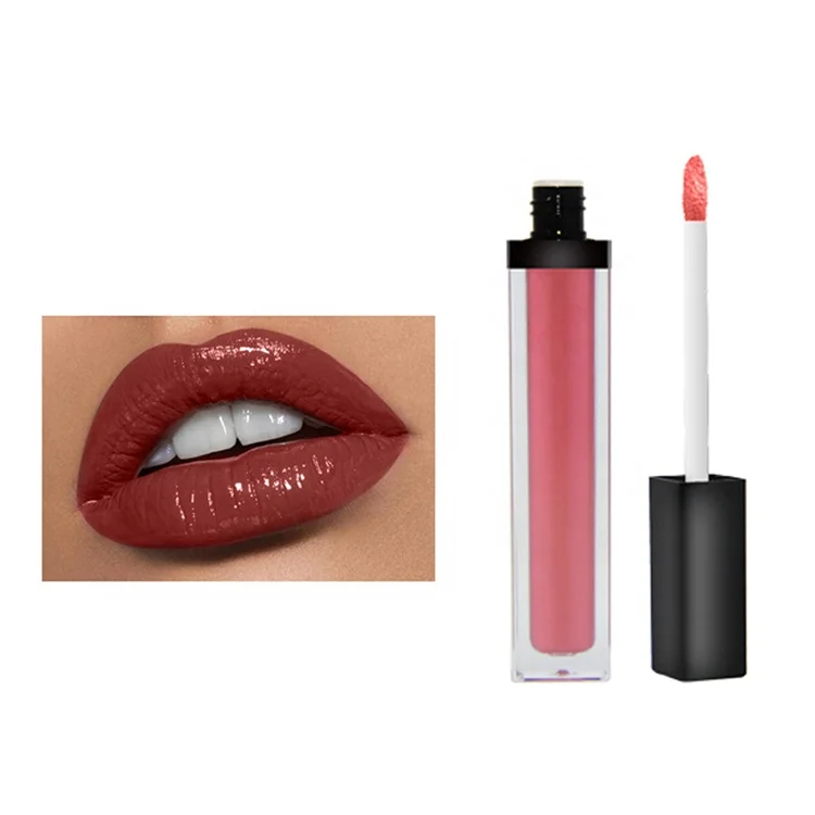 Clear tube OEM Makeup Lip Lipstick Long Lasting Waterproof Liquid 17 Colors New Lip Gloss